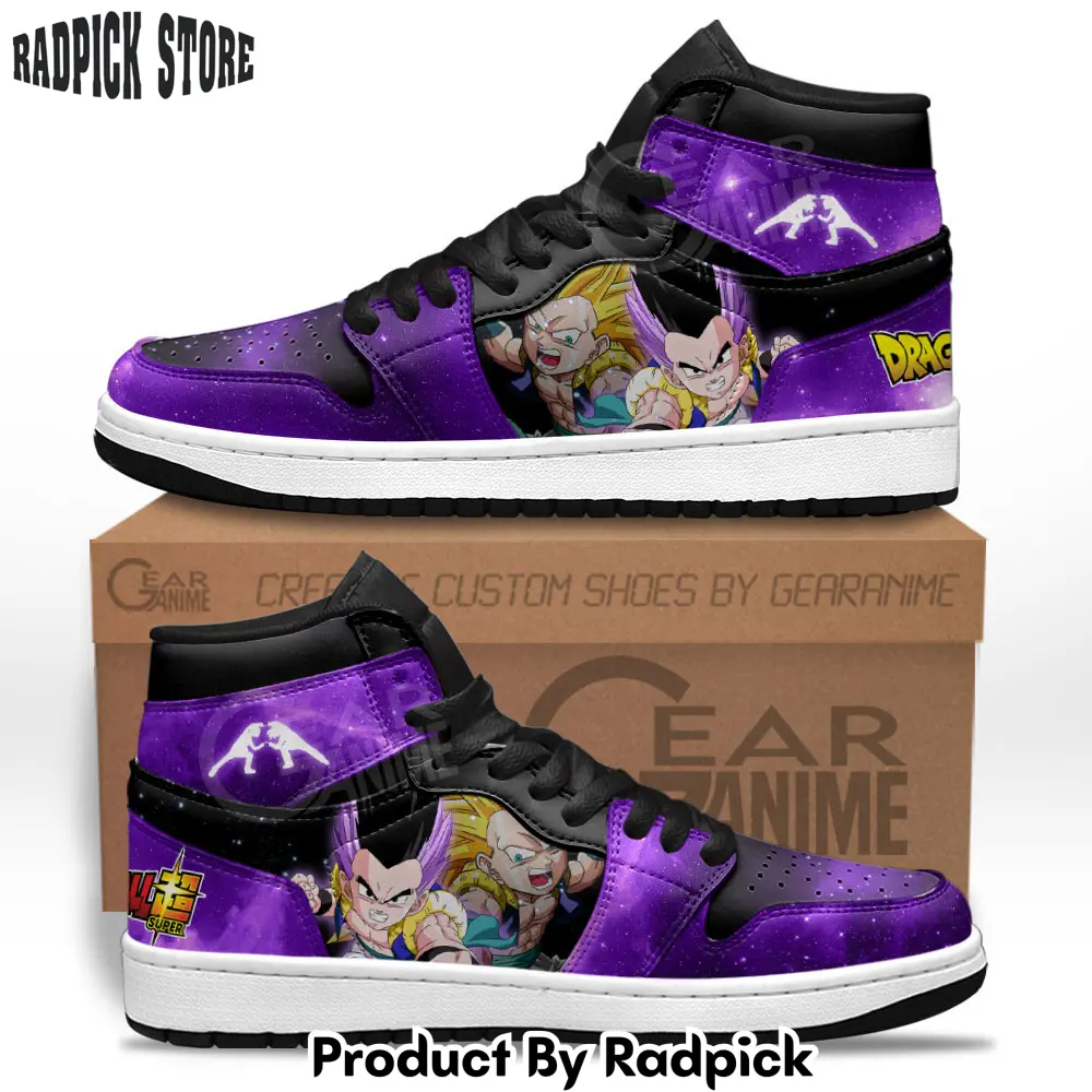 Gotenks air jordan high top sneakers anime super mv25  rp0243245